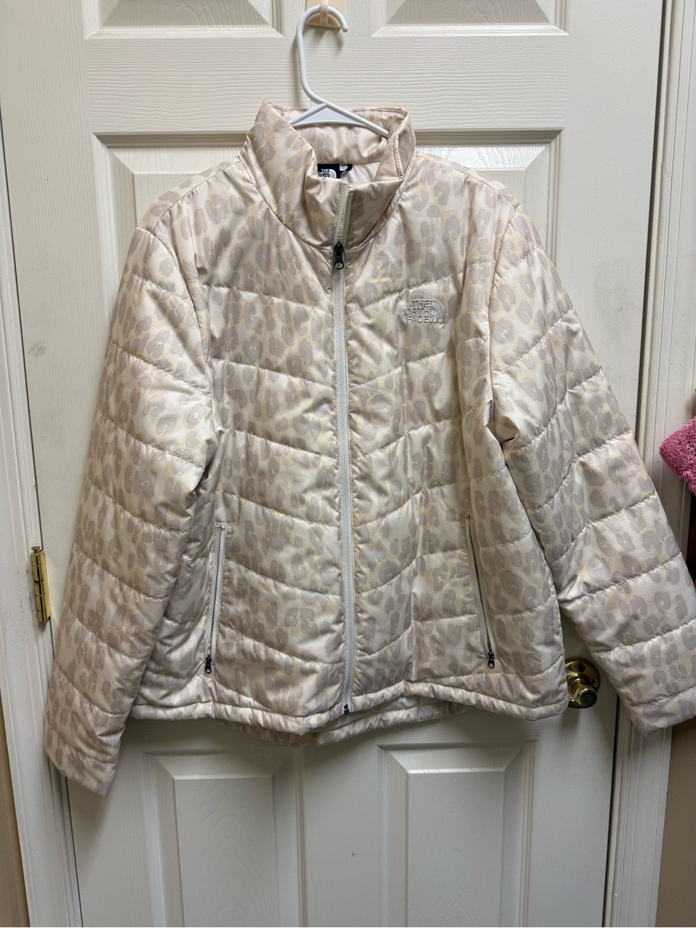 The North Face Leopard-Print Puffer Jacket